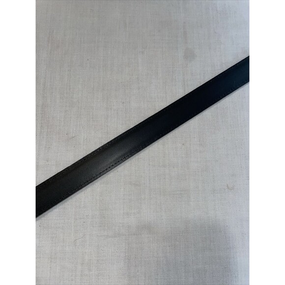 Danbury Club Dress Belt Women’s Size 32” Black Leather Gator Motif Buckle NWT - Picture 11 of 12